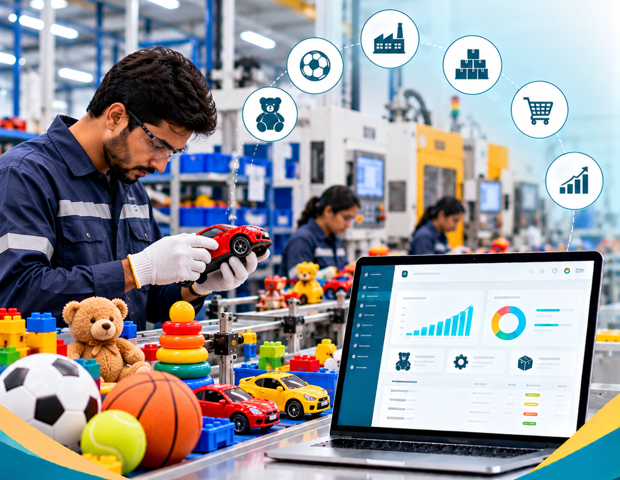 Odoo ERP Software for Toys and Sports Goods Manufacturing